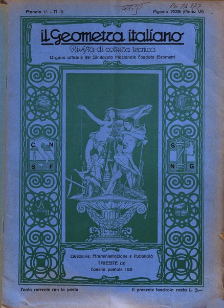 Il geometra italiano rivista di coltura tecnica e di difesa sindacale