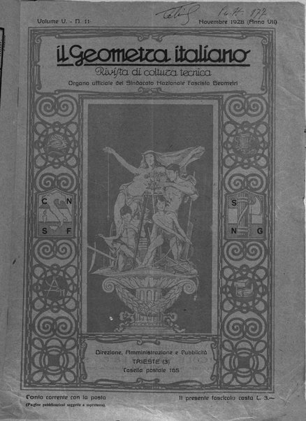 Il geometra italiano rivista di coltura tecnica e di difesa sindacale