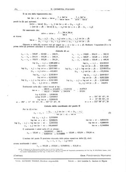 Il geometra italiano rivista di coltura tecnica e di difesa sindacale