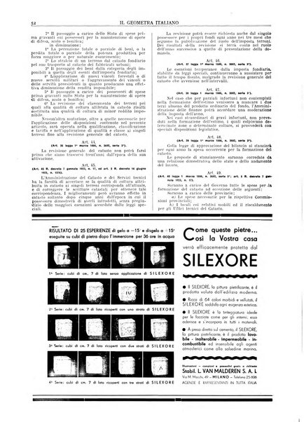 Il geometra italiano rivista di coltura tecnica e di difesa sindacale