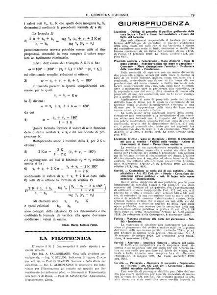 Il geometra italiano rivista di coltura tecnica e di difesa sindacale