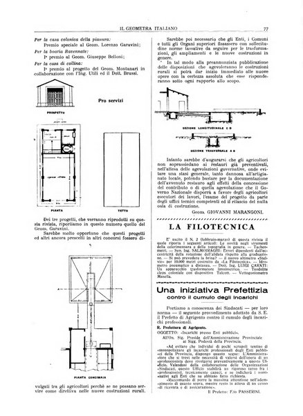 Il geometra italiano rivista di coltura tecnica e di difesa sindacale