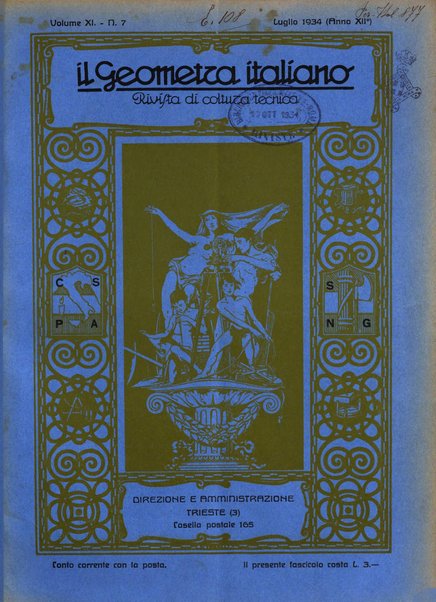 Il geometra italiano rivista di coltura tecnica e di difesa sindacale