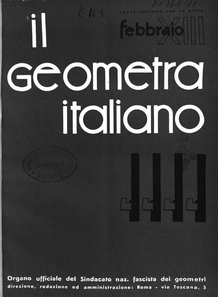 Il geometra italiano rivista di coltura tecnica e di difesa sindacale