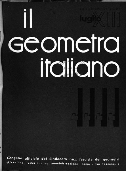 Il geometra italiano rivista di coltura tecnica e di difesa sindacale