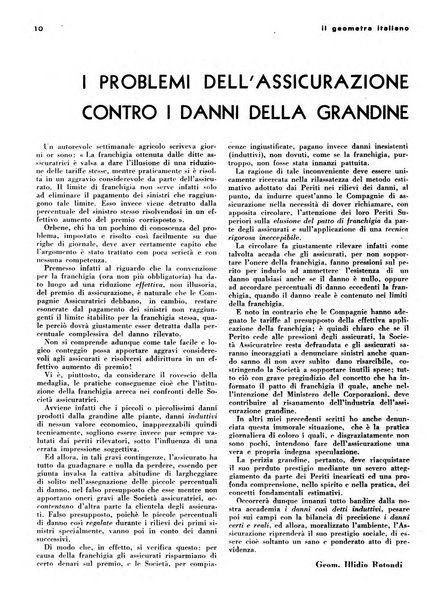 Il geometra italiano rivista di coltura tecnica e di difesa sindacale