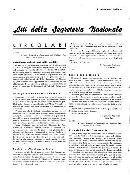 Il geometra italiano rivista di coltura tecnica e di difesa sindacale