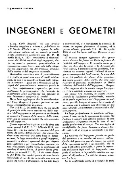 Il geometra italiano rivista di coltura tecnica e di difesa sindacale