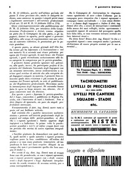 Il geometra italiano rivista di coltura tecnica e di difesa sindacale