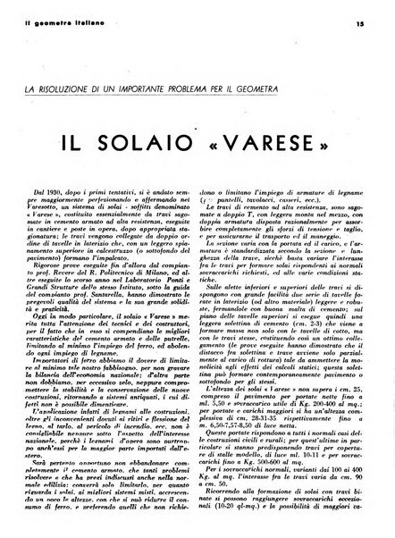 Il geometra italiano rivista di coltura tecnica e di difesa sindacale