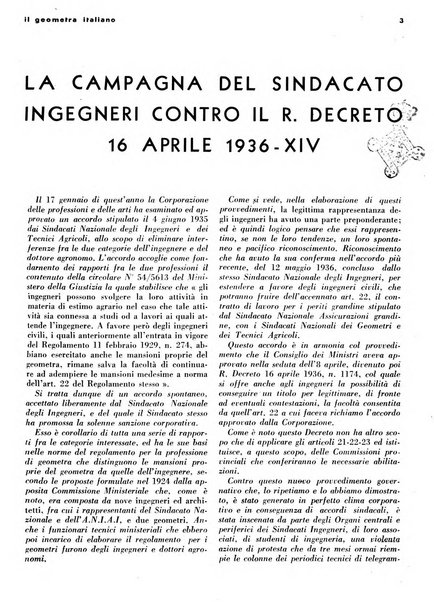 Il geometra italiano rivista di coltura tecnica e di difesa sindacale