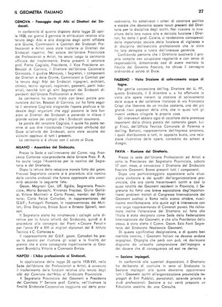 Il geometra italiano rivista di coltura tecnica e di difesa sindacale