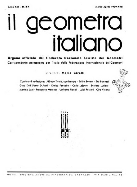 Il geometra italiano rivista di coltura tecnica e di difesa sindacale