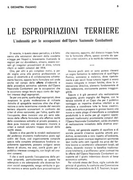 Il geometra italiano rivista di coltura tecnica e di difesa sindacale