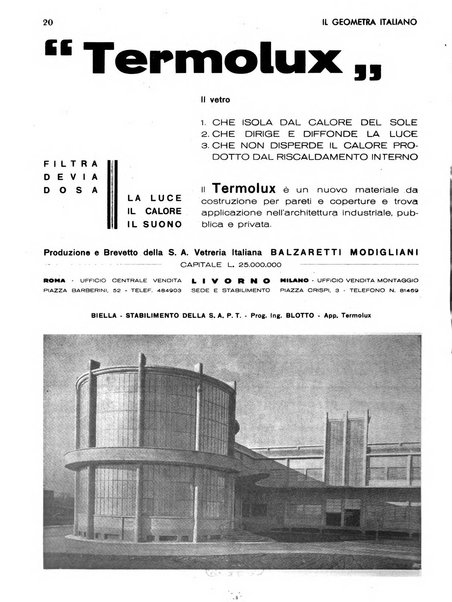 Il geometra italiano rivista di coltura tecnica e di difesa sindacale