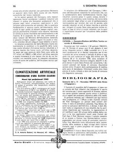 Il geometra italiano rivista di coltura tecnica e di difesa sindacale