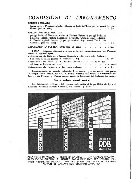 Il geometra italiano rivista di coltura tecnica e di difesa sindacale