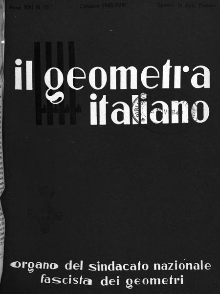 Il geometra italiano rivista di coltura tecnica e di difesa sindacale