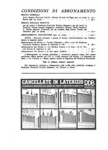 Il geometra italiano rivista di coltura tecnica e di difesa sindacale