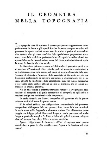 Il geometra italiano rivista di coltura tecnica e di difesa sindacale