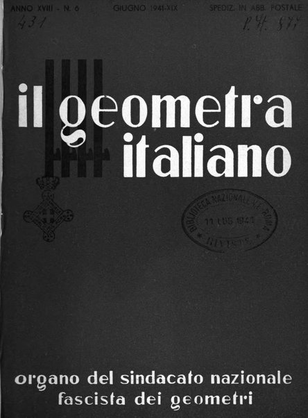 Il geometra italiano rivista di coltura tecnica e di difesa sindacale