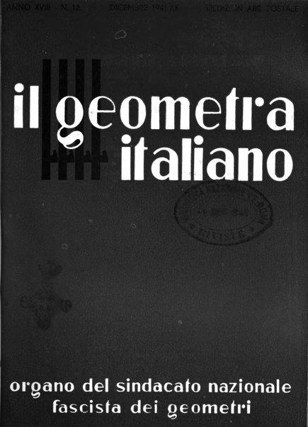 Il geometra italiano rivista di coltura tecnica e di difesa sindacale