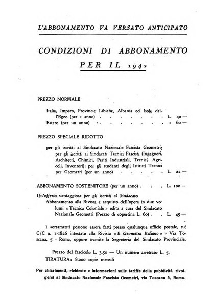 Il geometra italiano rivista di coltura tecnica e di difesa sindacale