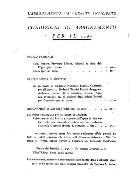 Il geometra italiano rivista di coltura tecnica e di difesa sindacale