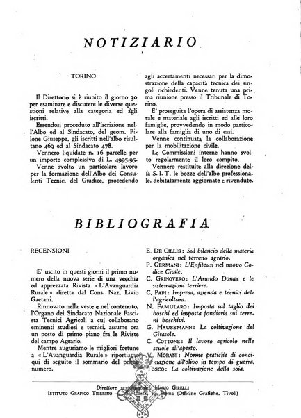 Il geometra italiano rivista di coltura tecnica e di difesa sindacale