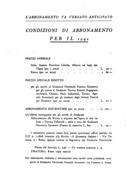 Il geometra italiano rivista di coltura tecnica e di difesa sindacale