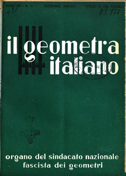 Il geometra italiano rivista di coltura tecnica e di difesa sindacale