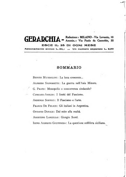 Gerarchia rivista politica