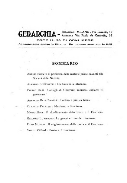 Gerarchia rivista politica