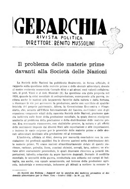 Gerarchia rivista politica