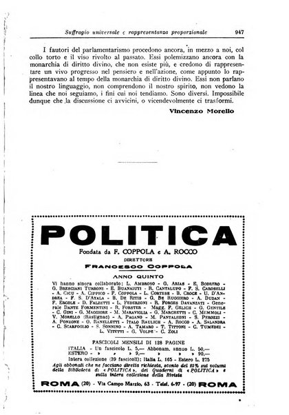 Gerarchia rivista politica