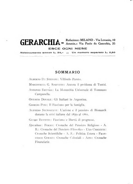 Gerarchia rivista politica