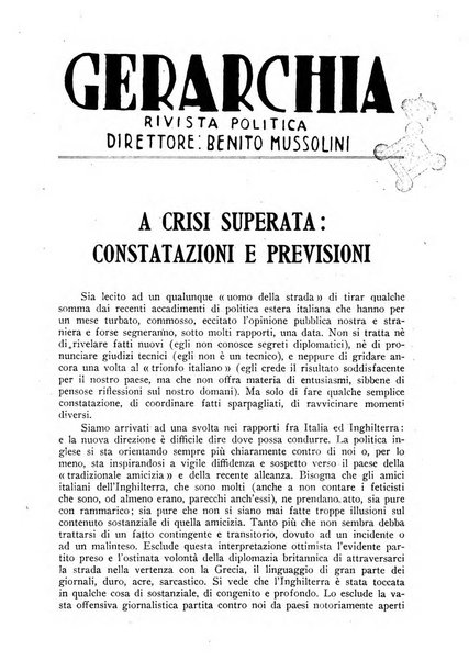 Gerarchia rivista politica