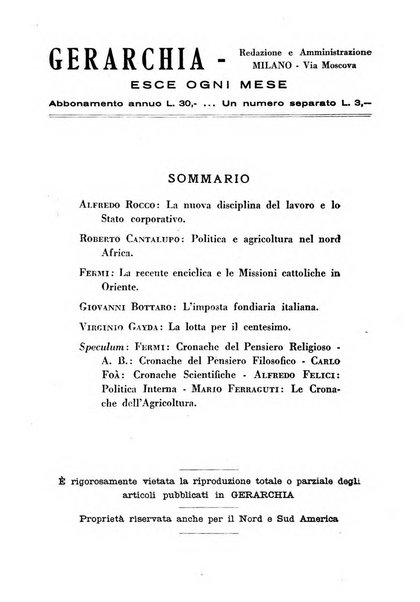 Gerarchia rivista politica