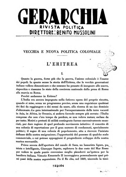 Gerarchia rivista politica