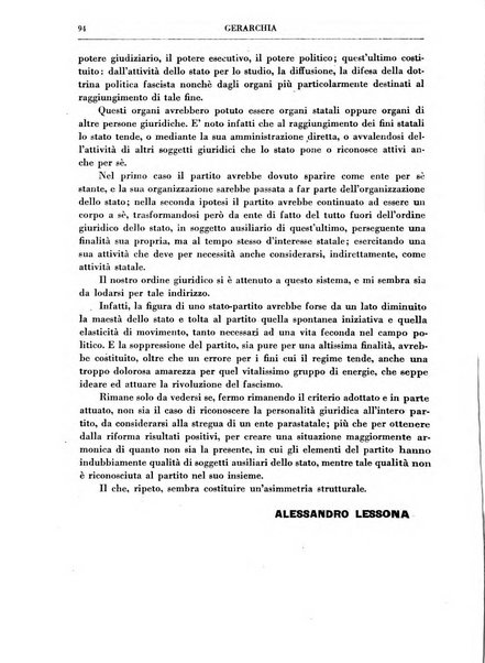 Gerarchia rivista politica