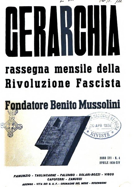 Gerarchia rivista politica