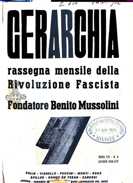 Gerarchia rivista politica