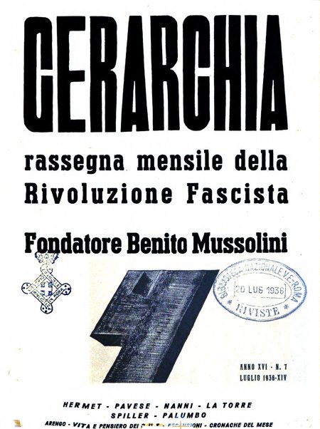 Gerarchia rivista politica