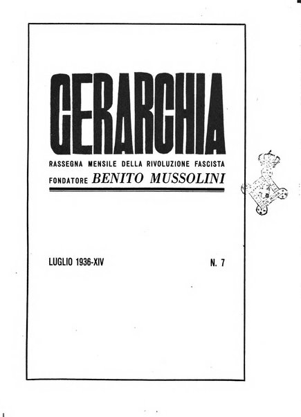 Gerarchia rivista politica