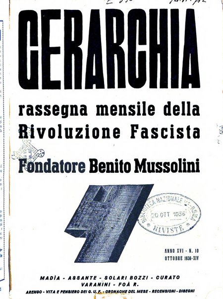 Gerarchia rivista politica