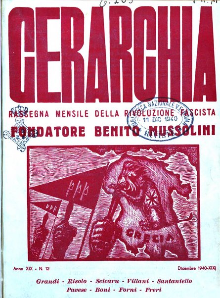 Gerarchia rivista politica