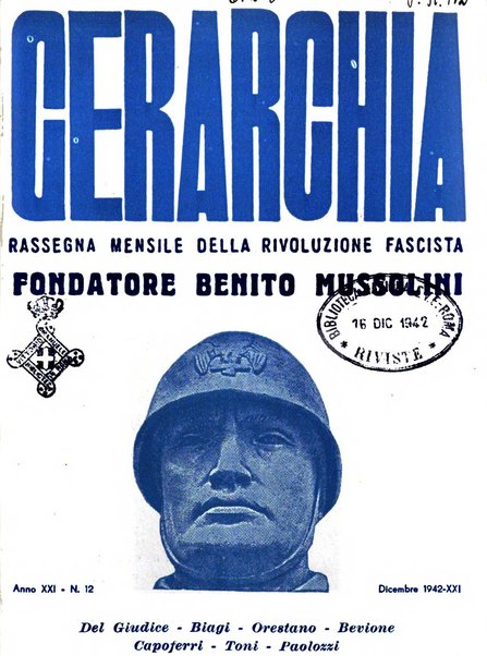 Gerarchia rivista politica