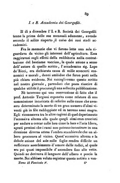 Giornale agrario toscano