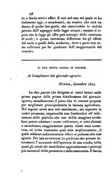 Giornale agrario toscano