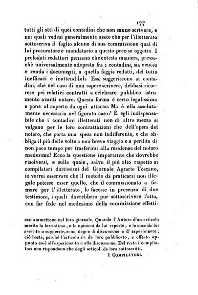 Giornale agrario toscano